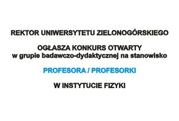 Konkurs na profesora