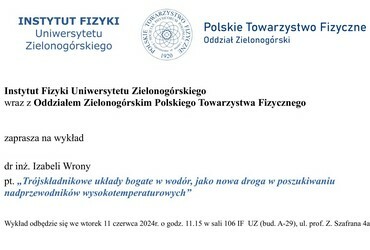 zaproszenie na wykład