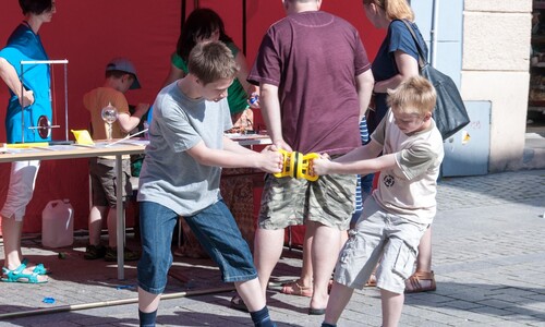 Festiwal Nauki - pokazy w centrum miasta